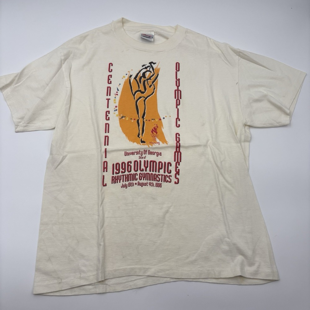 Hanes 1996 Olympic Games Rhythmic Gymnastics University Of Georgia Vintage Shirt